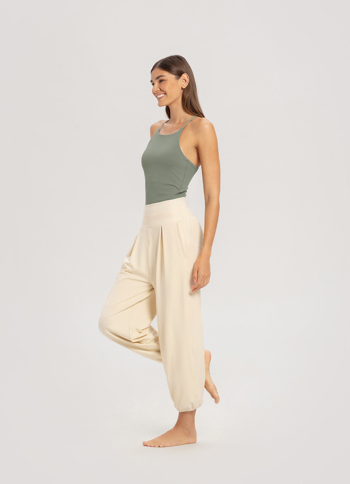 [Movement Line] Nava pants_Light Gray