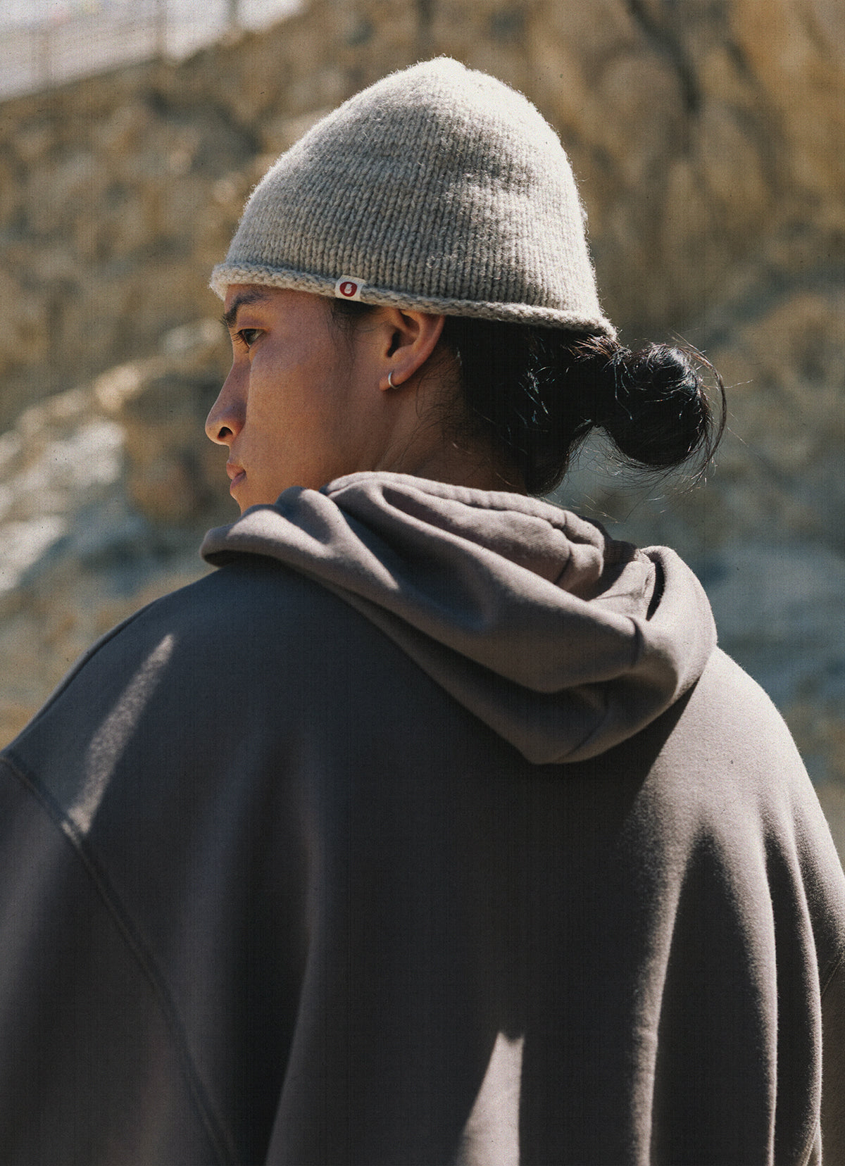 Cinch sweat hoodie (Unisex)_Morel