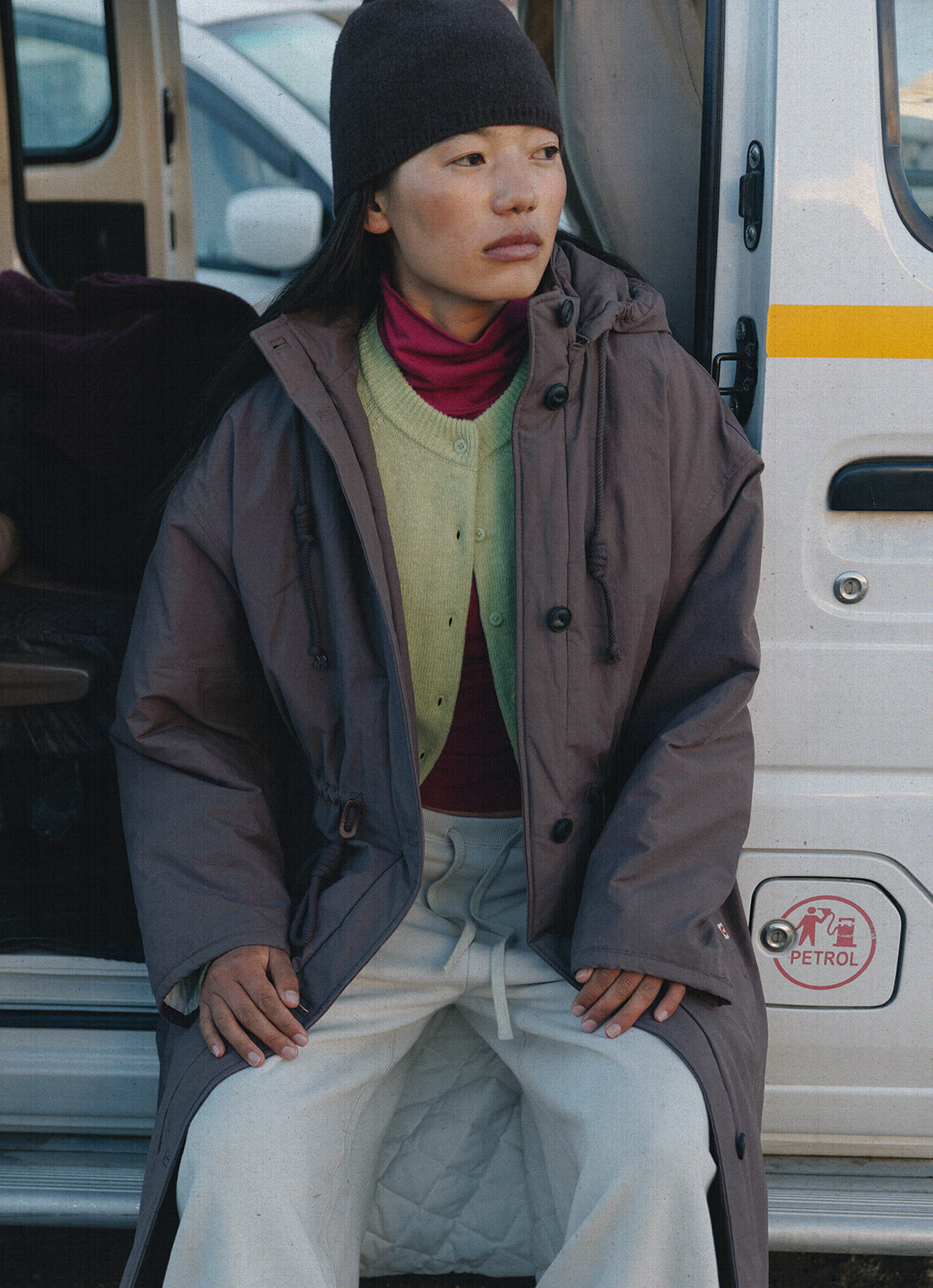 Varuna padded coat_Brown