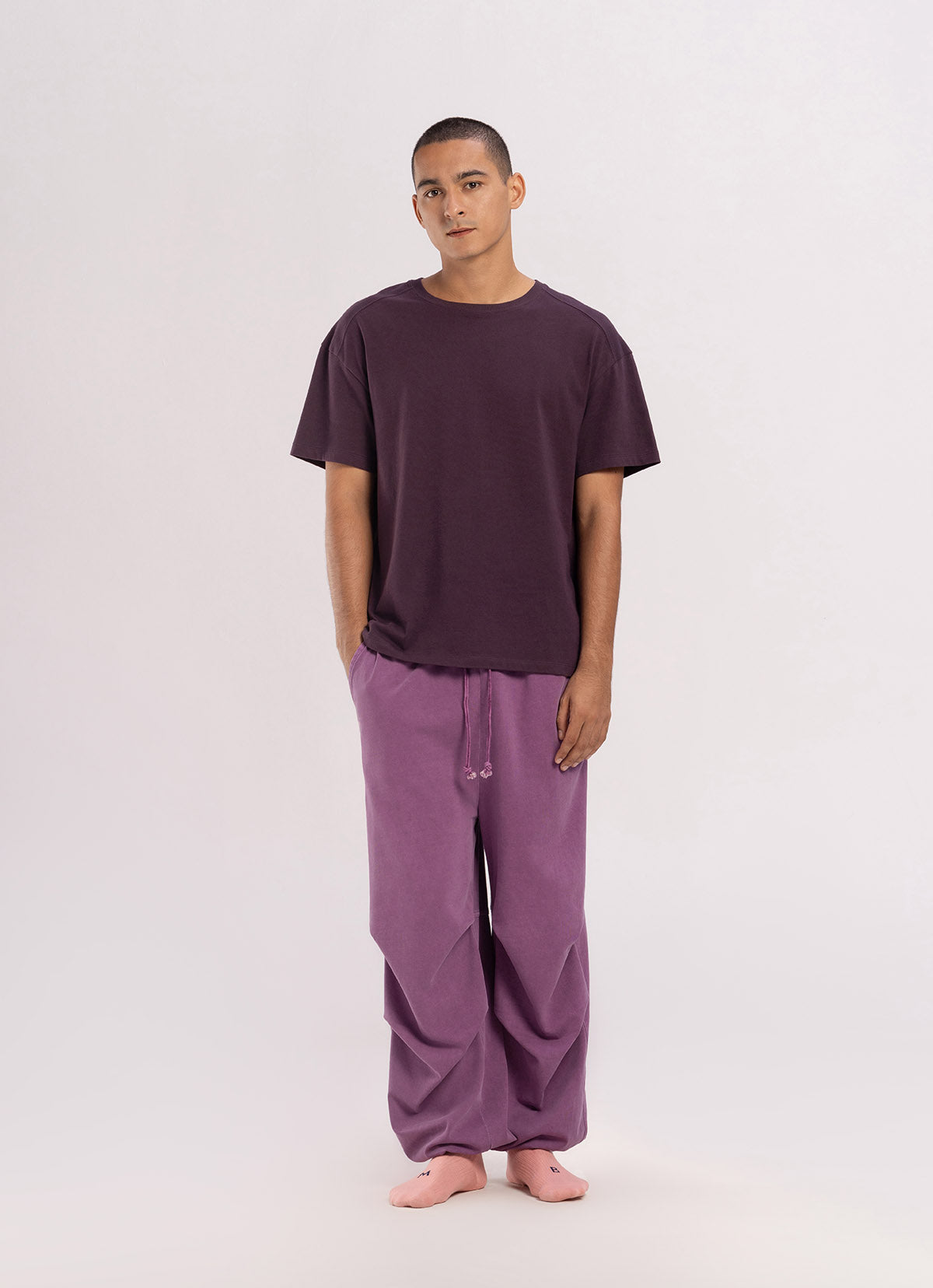 Double tuck pants (Unisex)_Berry Conserve