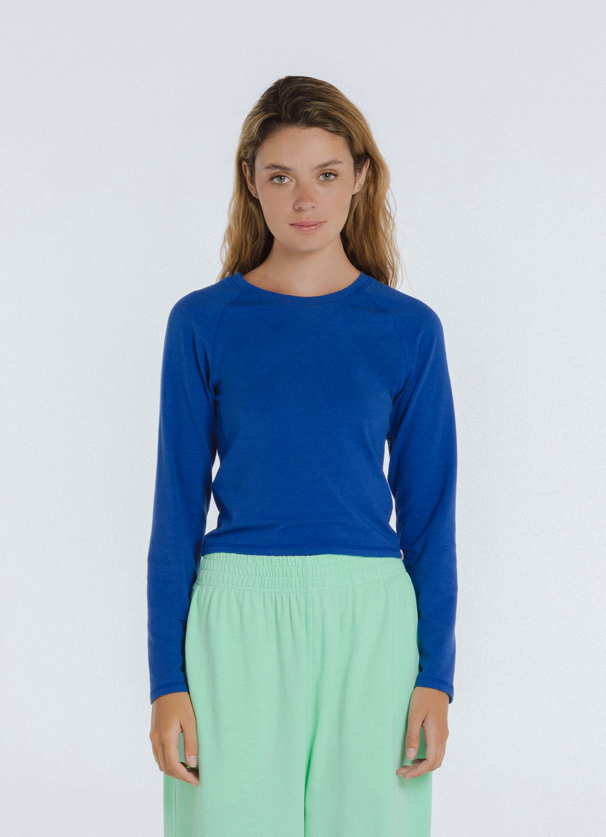 Saddle long sleeve_Blue