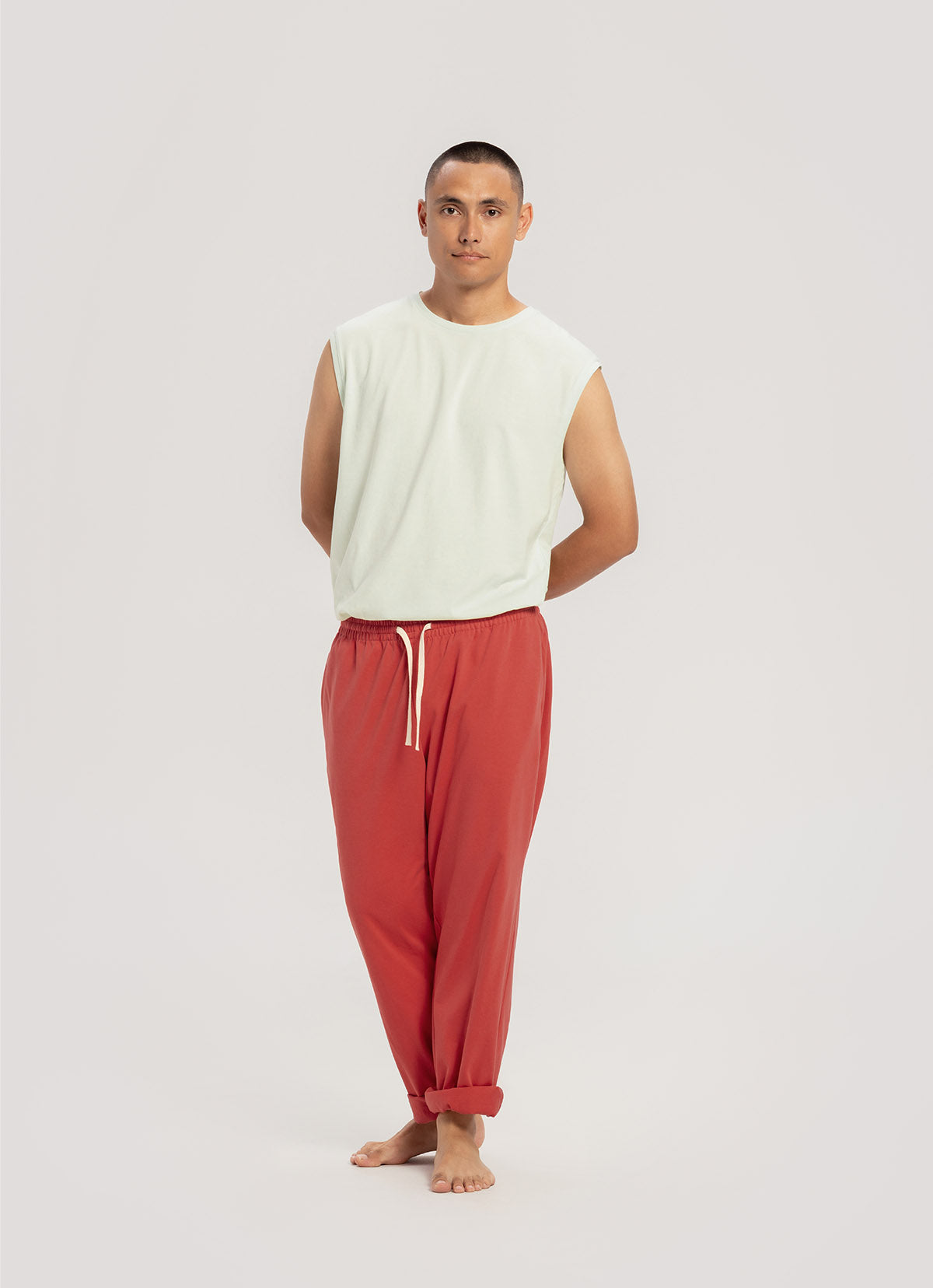 BM easy pants (Unisex)_Cranberry