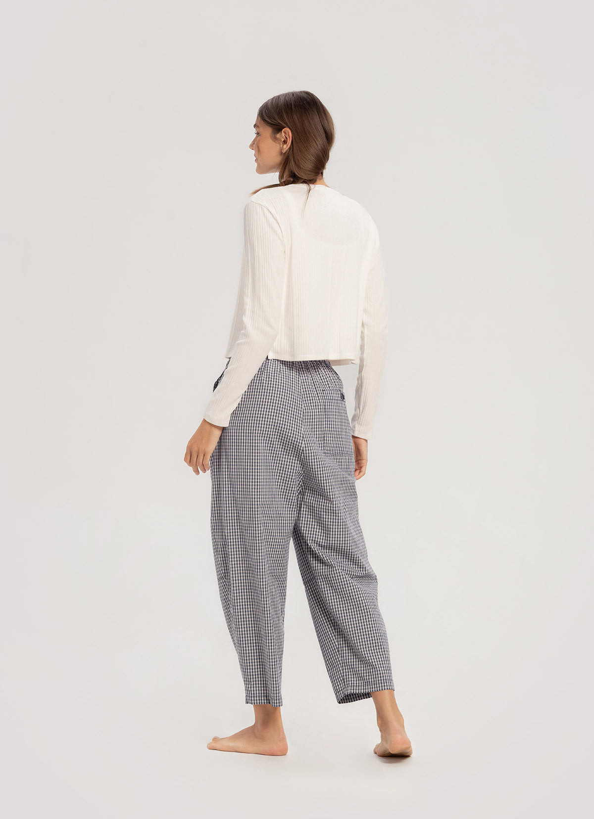 Pointelle cardigan_Star White