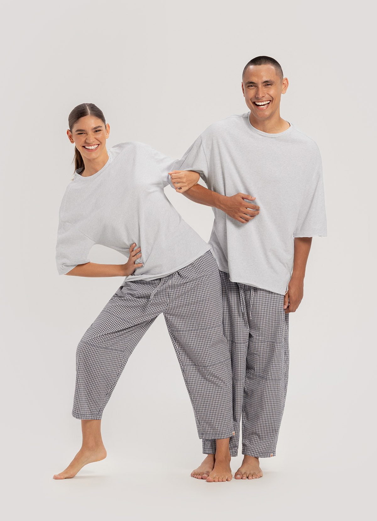 Balon pants (Unisex)_Navy Multi