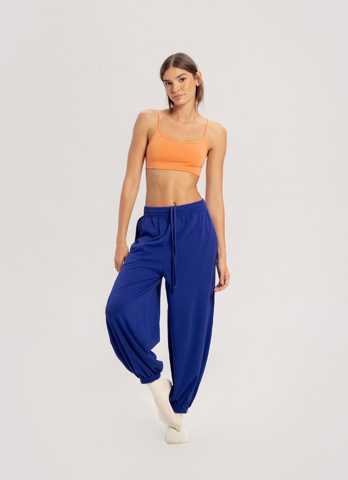 Diagonal jogger pants – BUDHI MUDRA GLOBAL