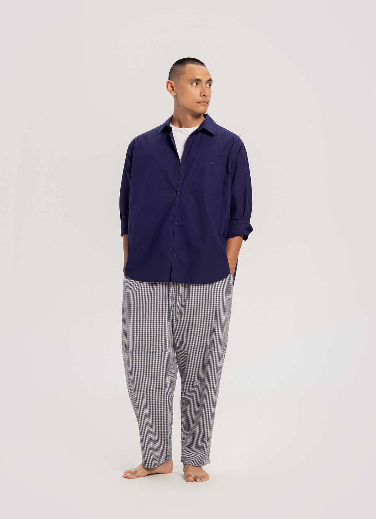 Balon pants (Unisex)_Navy Multi