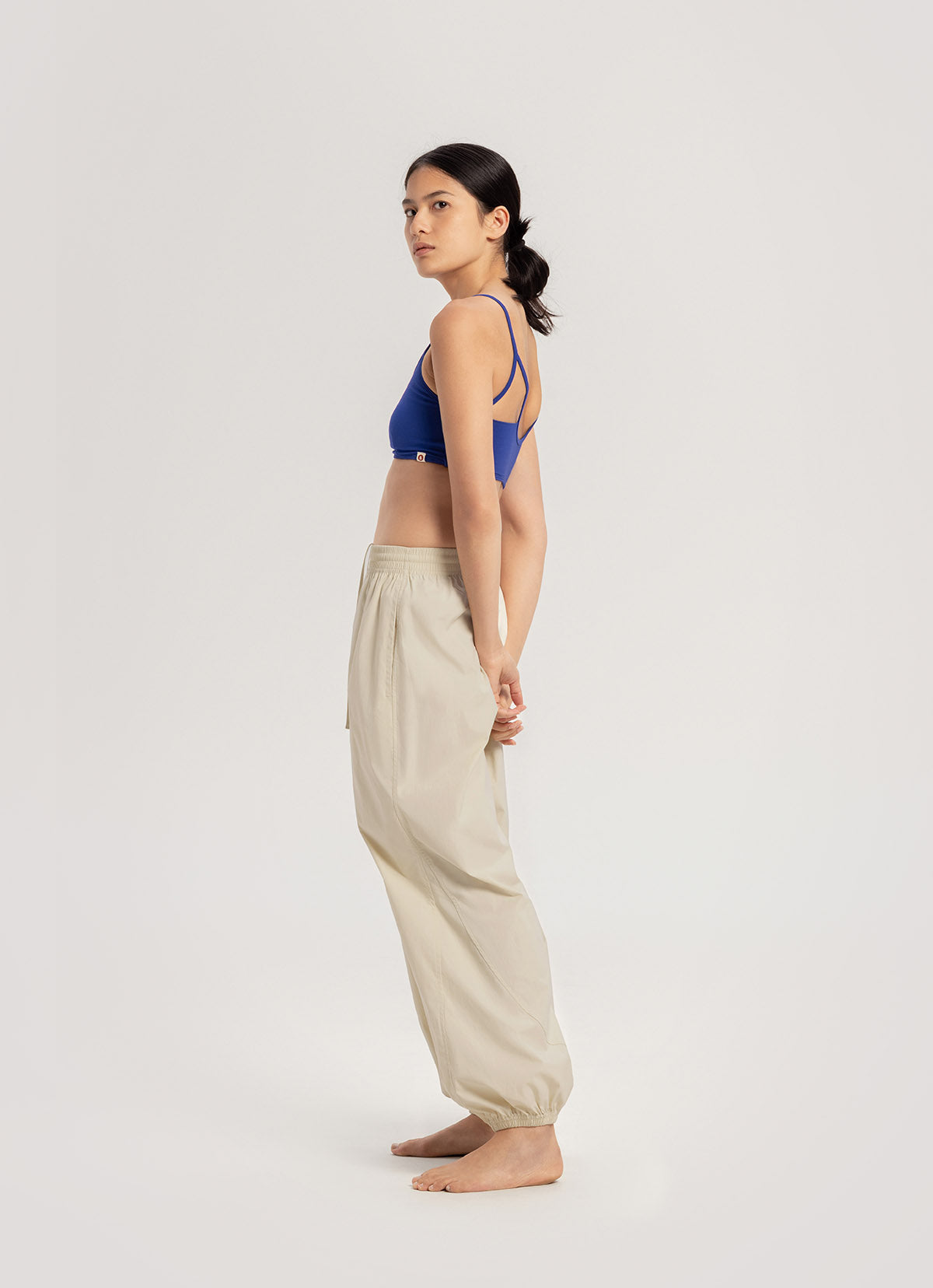 Tri hole bra top_Bluing