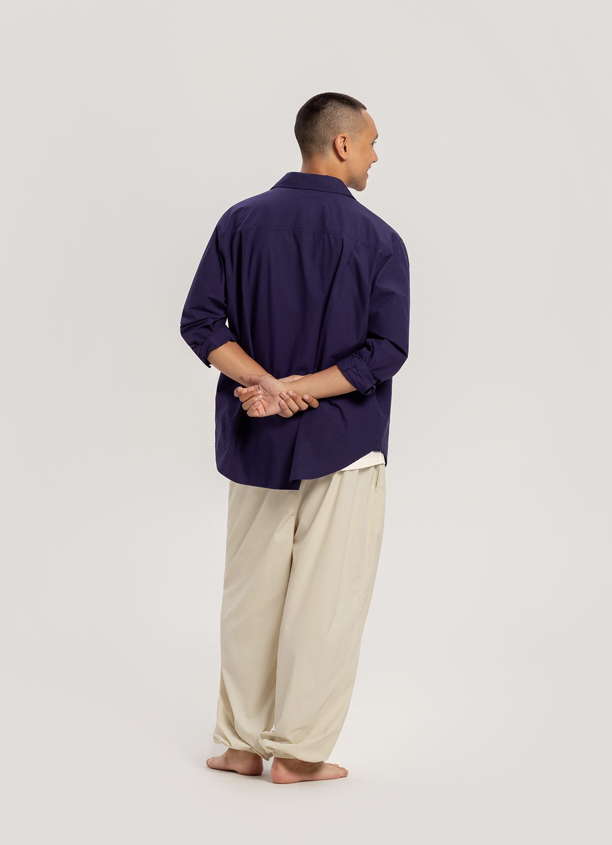Overfit pocket shirts (Unisex)_Purple