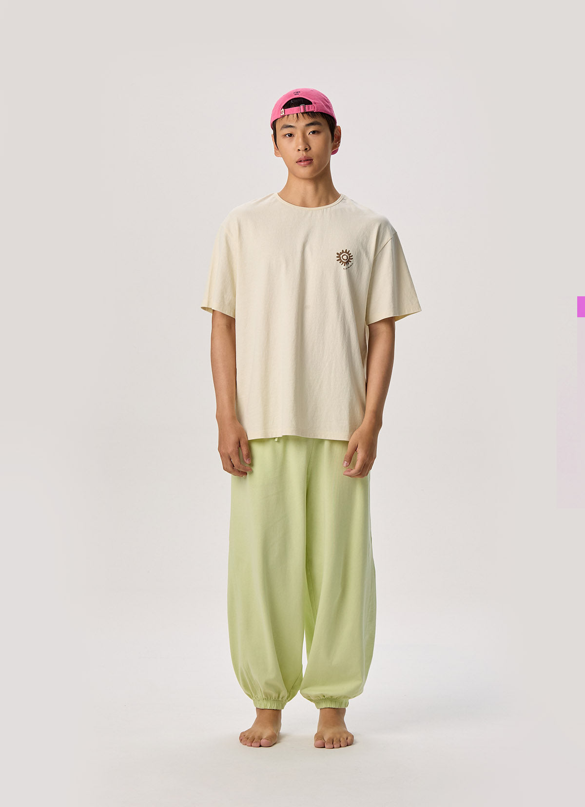 Surya drawing T (Unisex)_White Asparagus