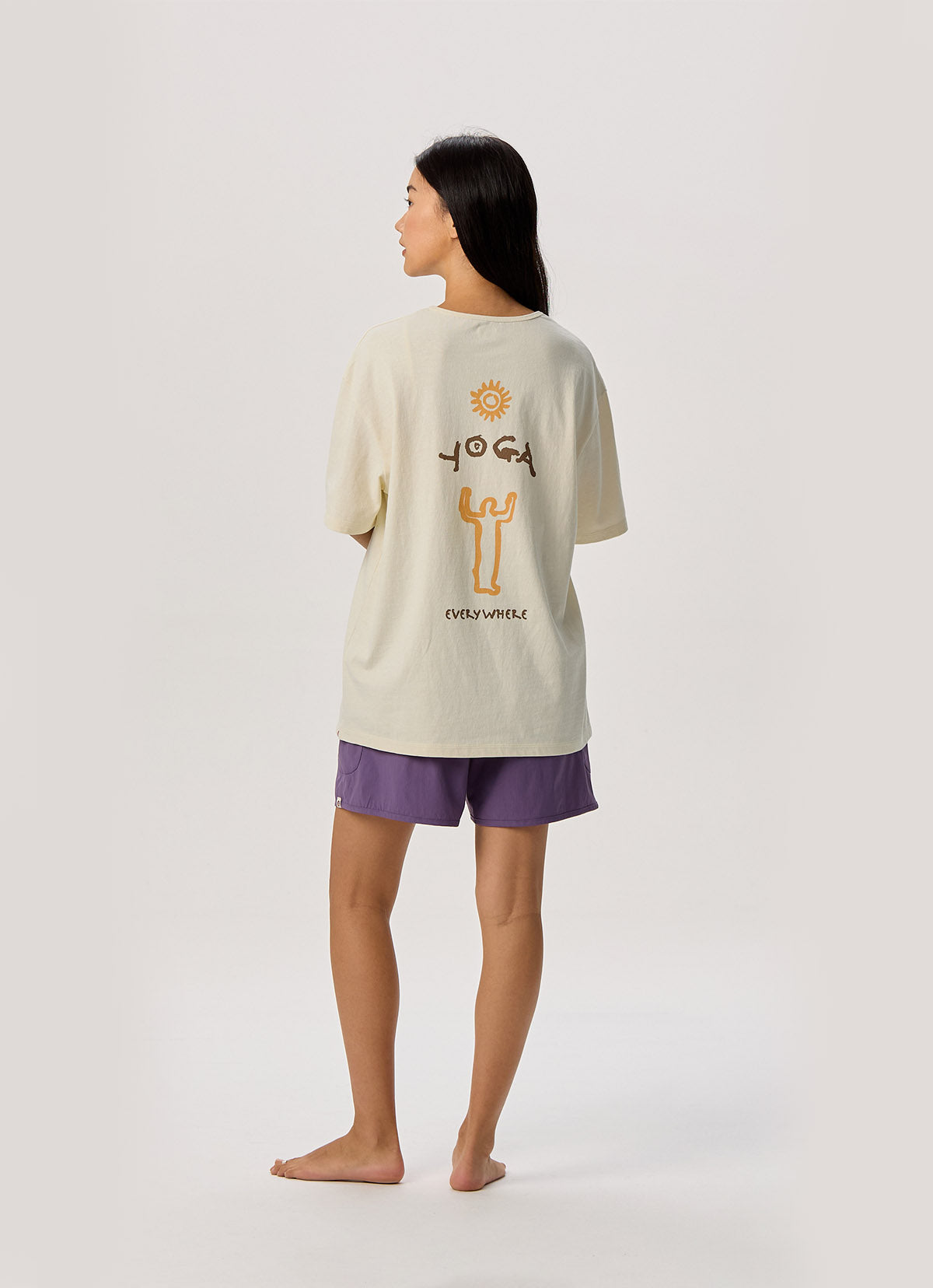 Pocket wide shorts (Unisex)_Grape Compote