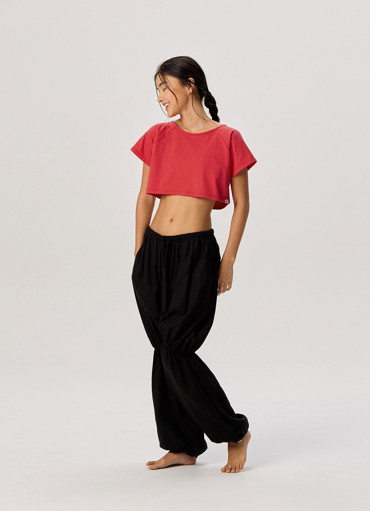 Belly short sleeve_Winterberry