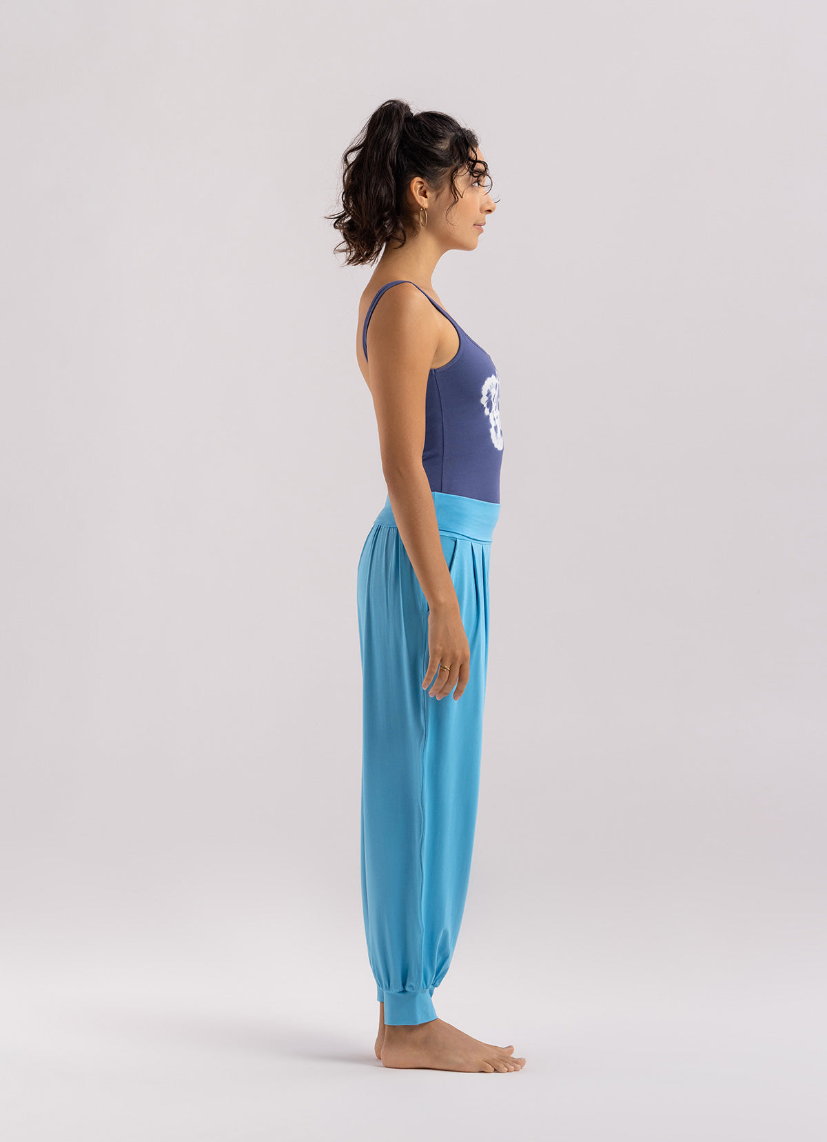 Fortune pants (Viscose ver.)_Ethereal blue