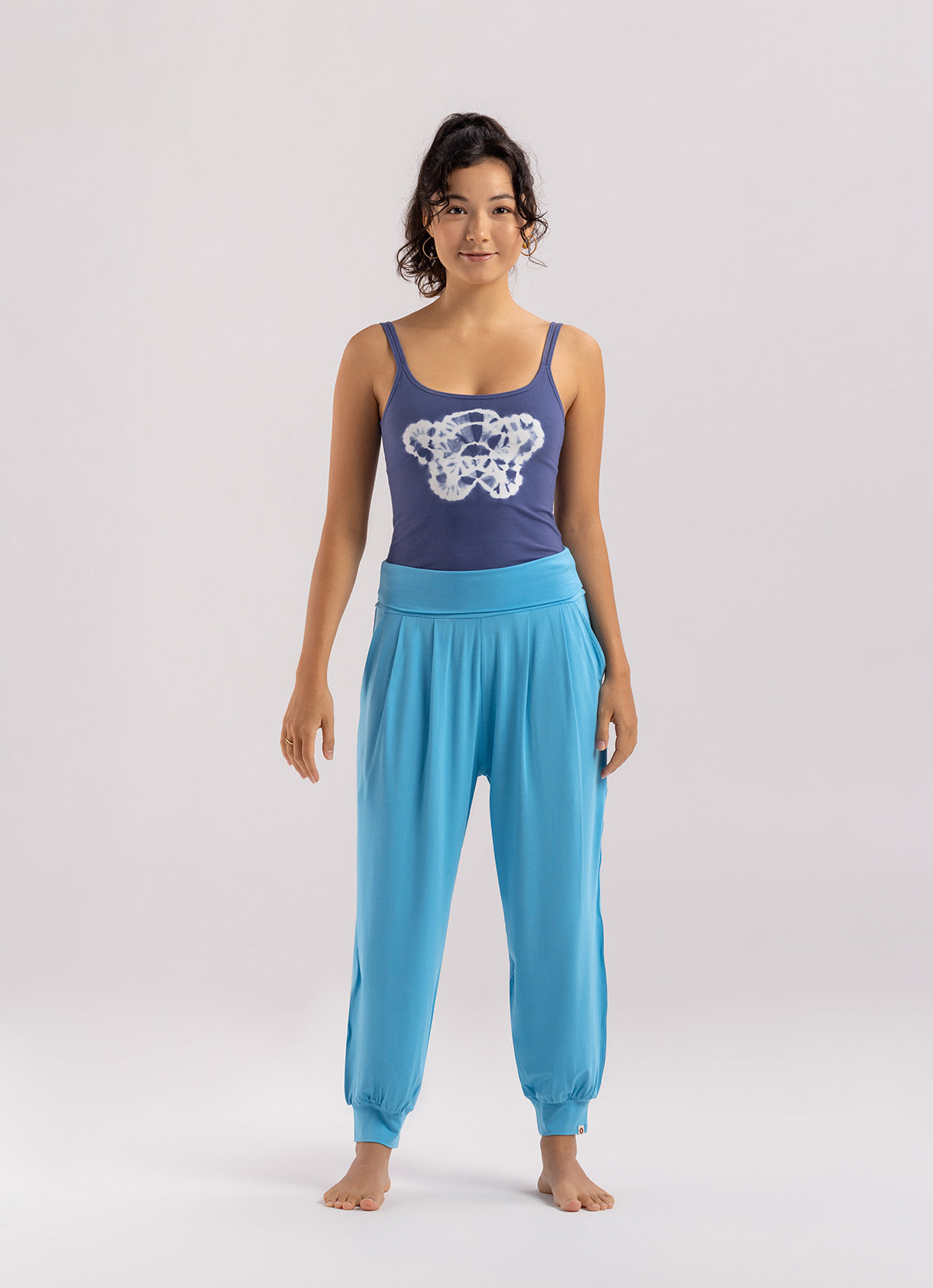 Fortune pants (Viscose ver.)_Ethereal blue