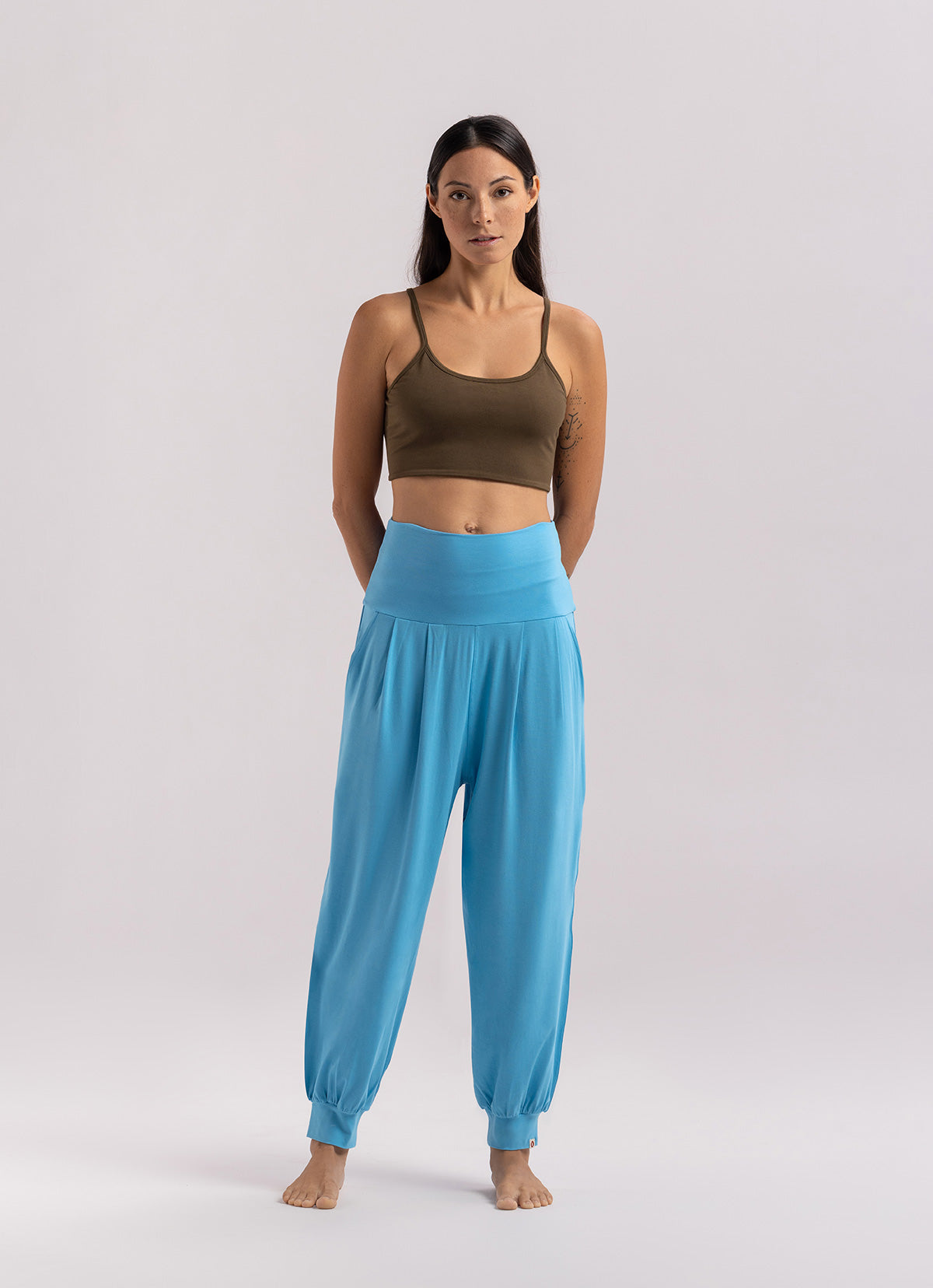 Fortune pants (Viscose ver.)_Ethereal blue