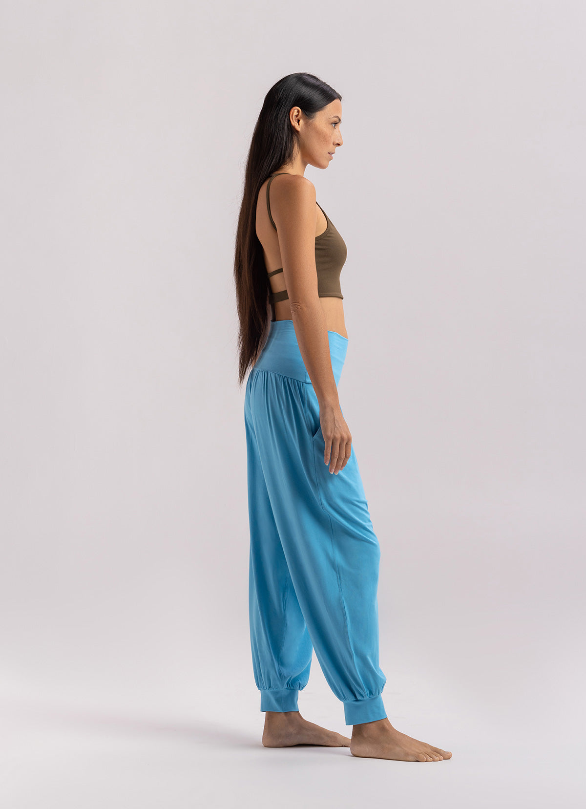 Fortune pants (Viscose ver.)_Ethereal blue