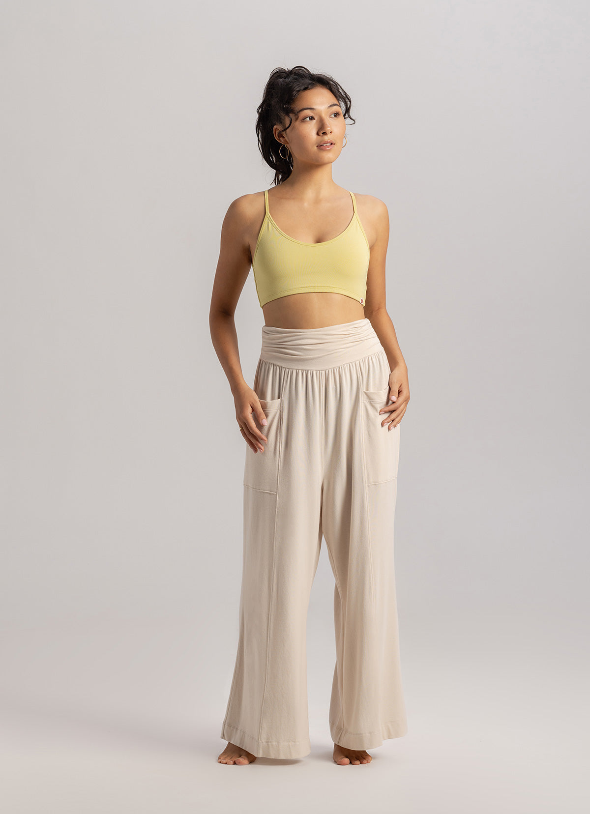 Ancho wide pants_Beige