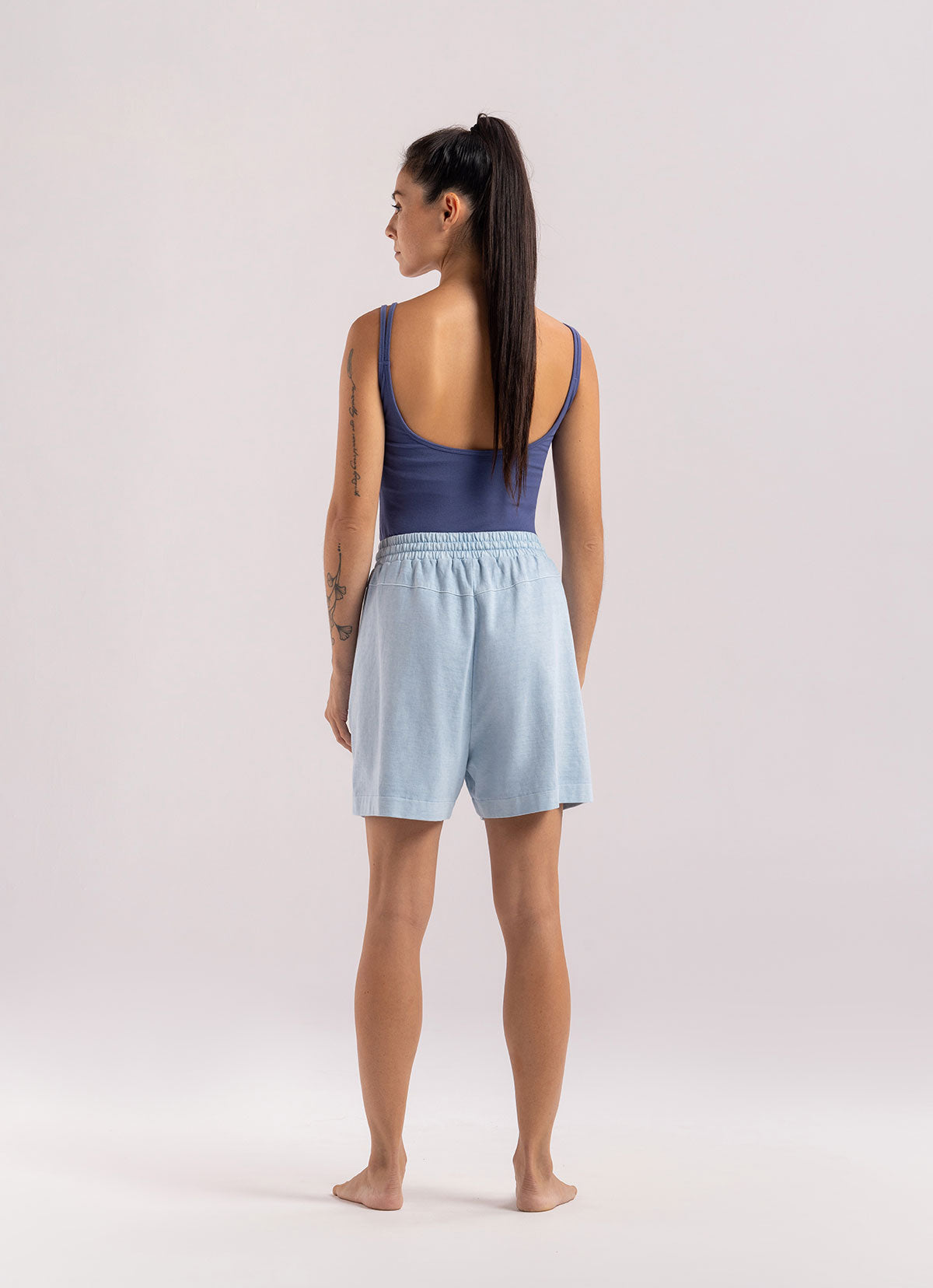 Dua tank top_dyed_Grey Blue