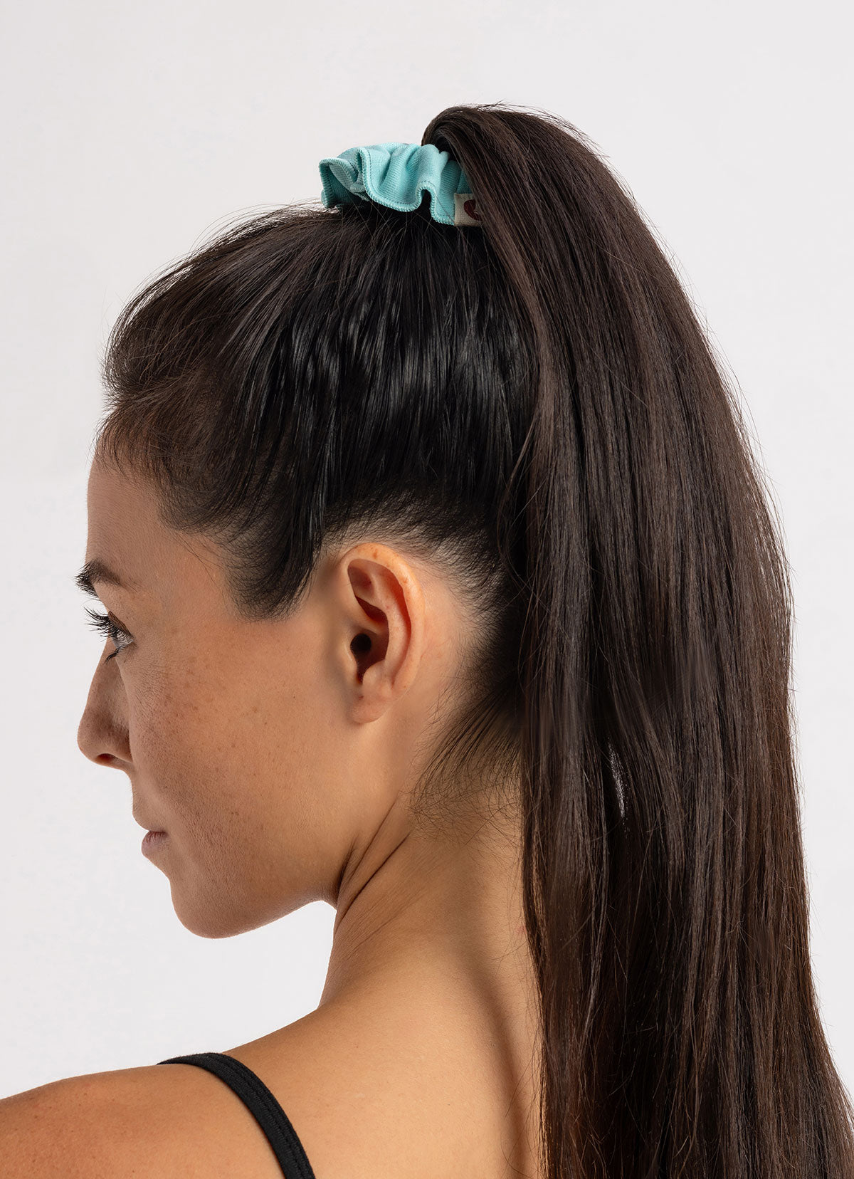 Budhimudra Hair Scrunchie_Green Multi