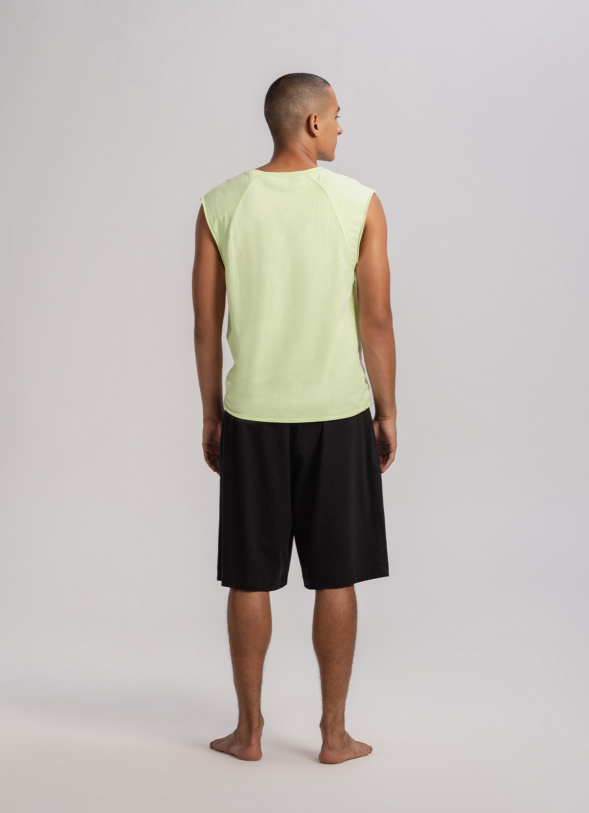 Knoll sleeveless (Unisex)_Lime Cream