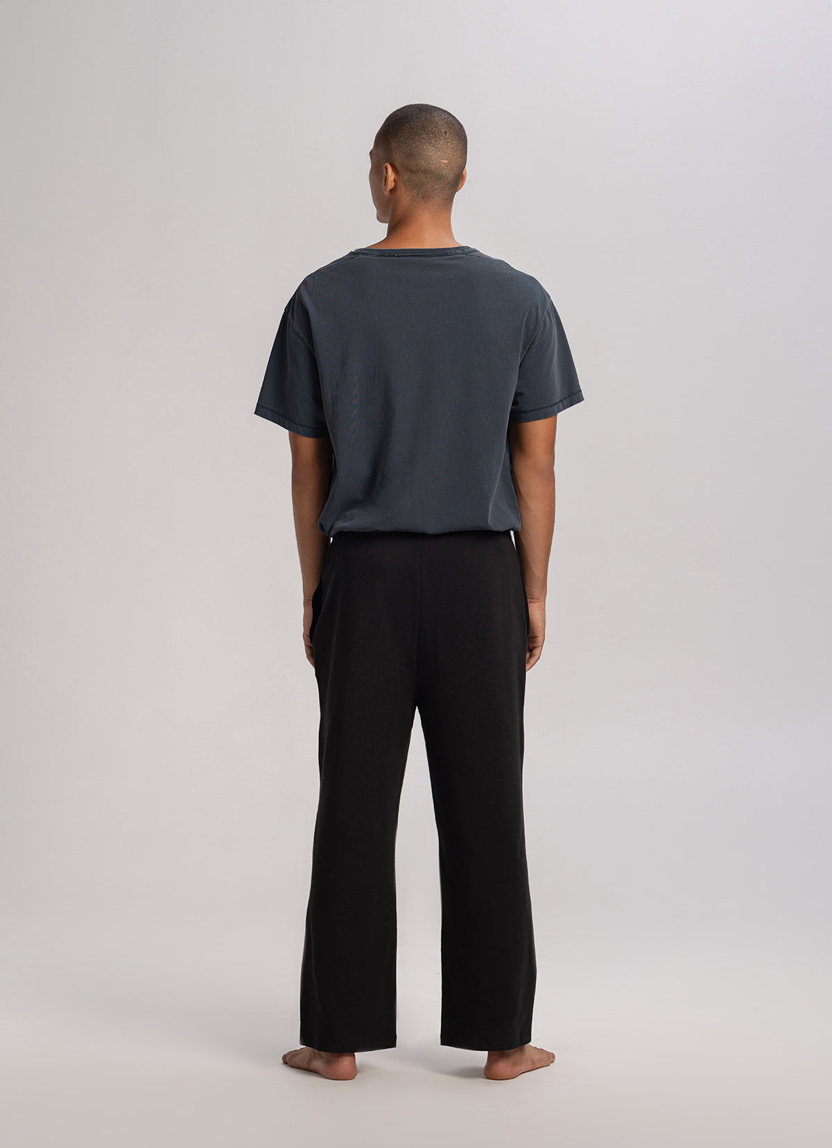 Straight pants (For Men)_Black