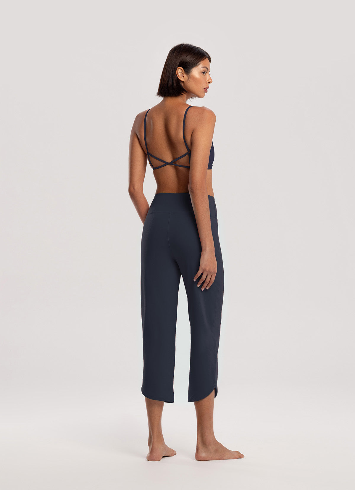 Chevron bra top_Sea Storm