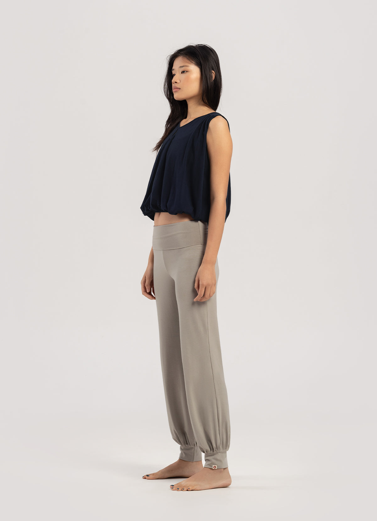 Simple pot ankle pants_London Fog