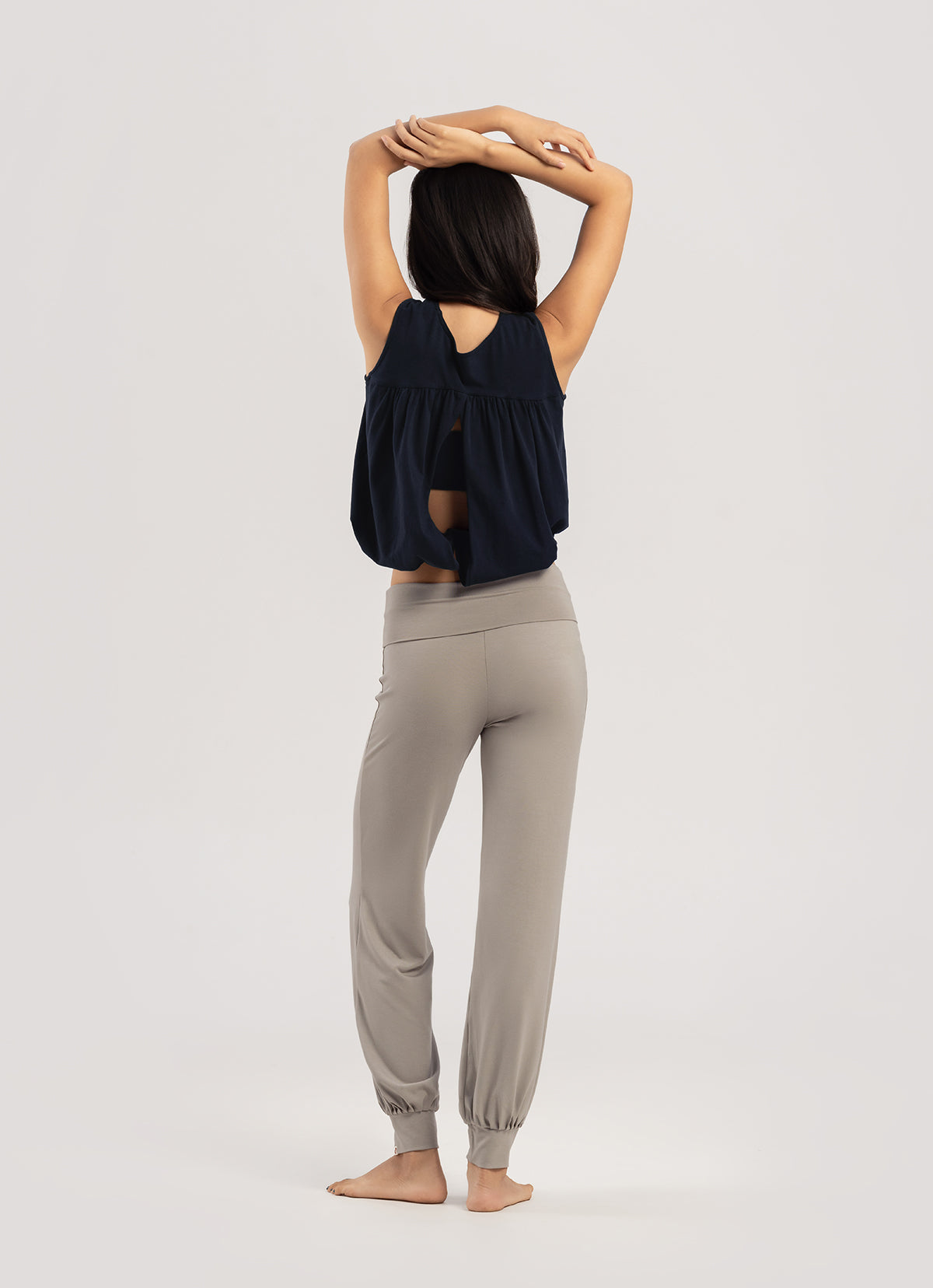 Simple pot ankle pants_London Fog