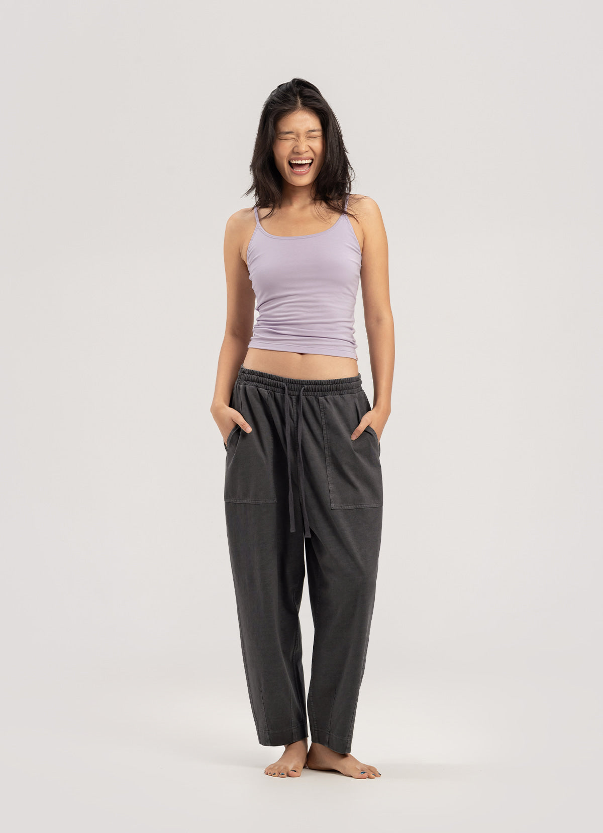 Tapered pants #2 (Unisex)_Pavement