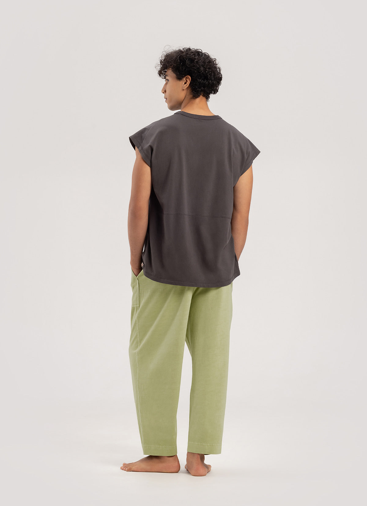 Tapered pants #2 (Unisex)_Nile
