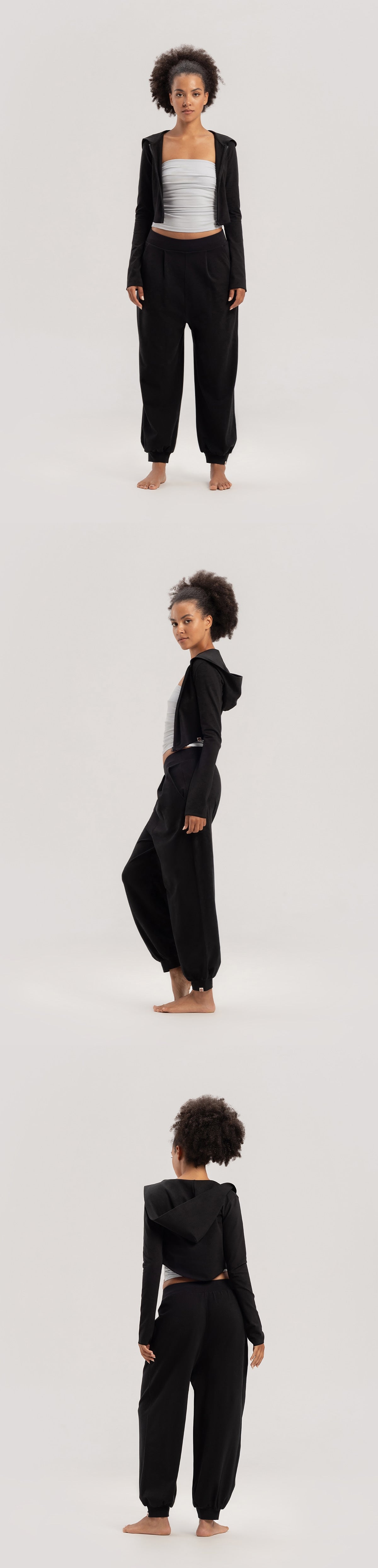 Fortune zip-up_Black