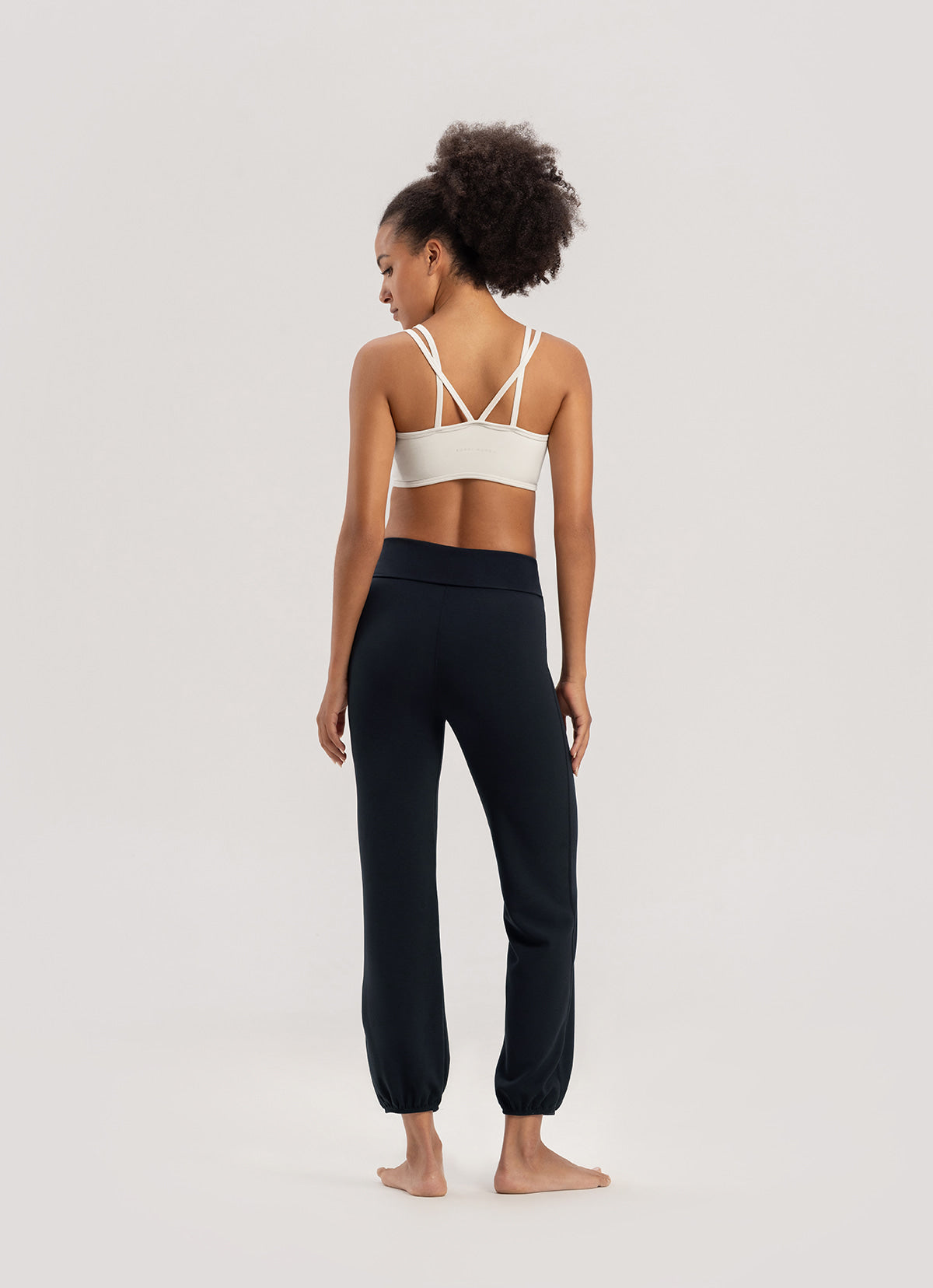 Simple pot leggings_Black