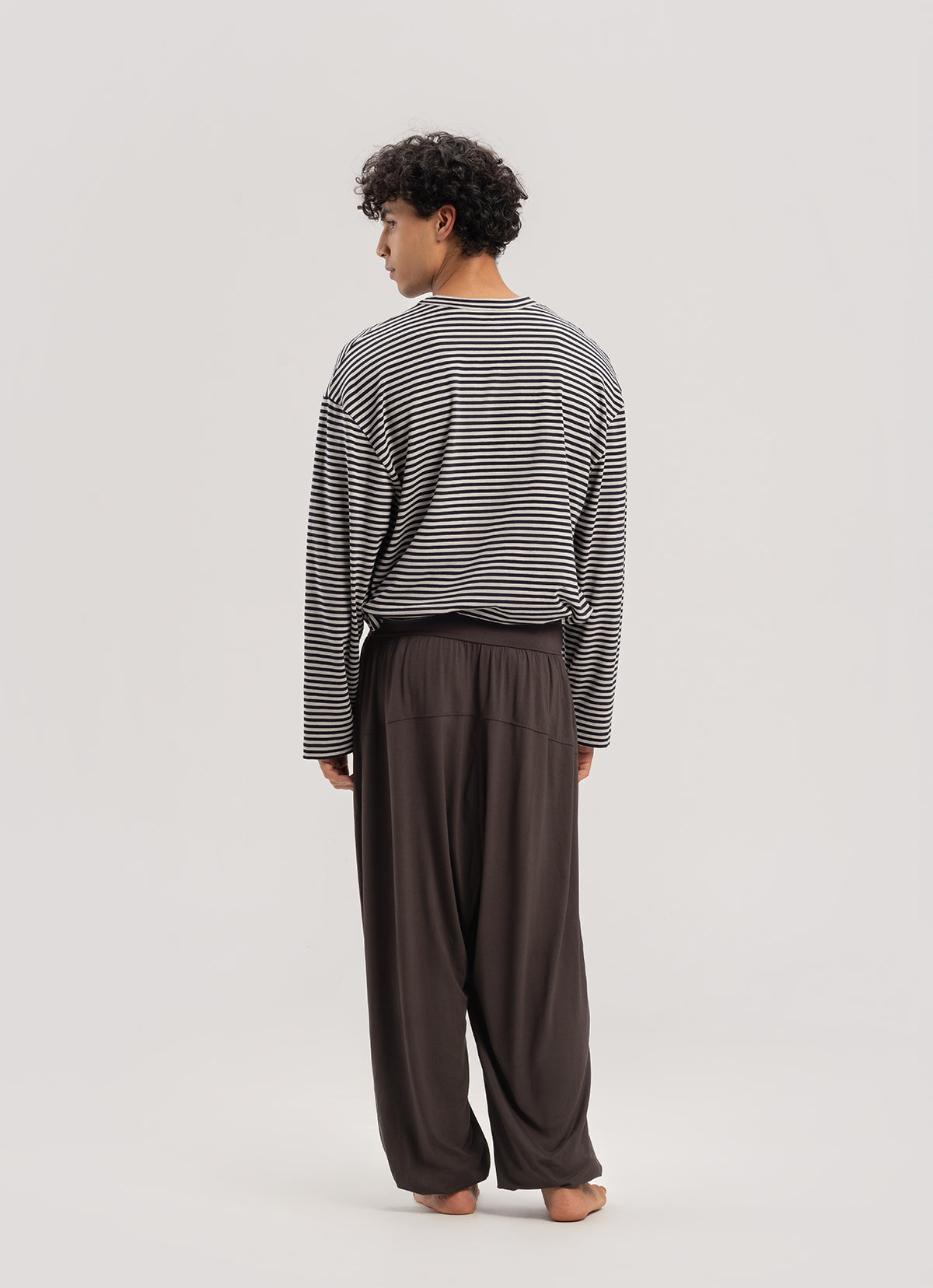 Pool pants (Unisex)_Chocolate Plum
