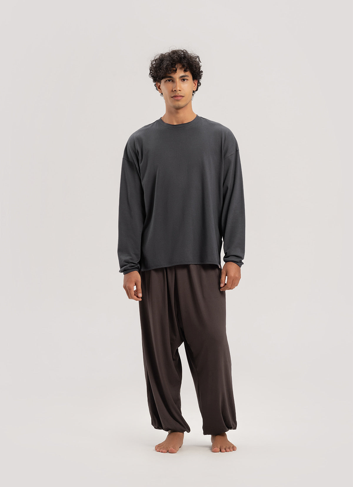Pool pants (Unisex)_Chocolate Plum