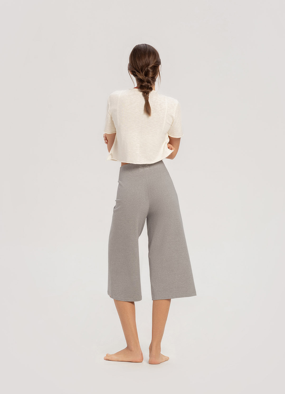 Lilit pants_Dark Melange Grey