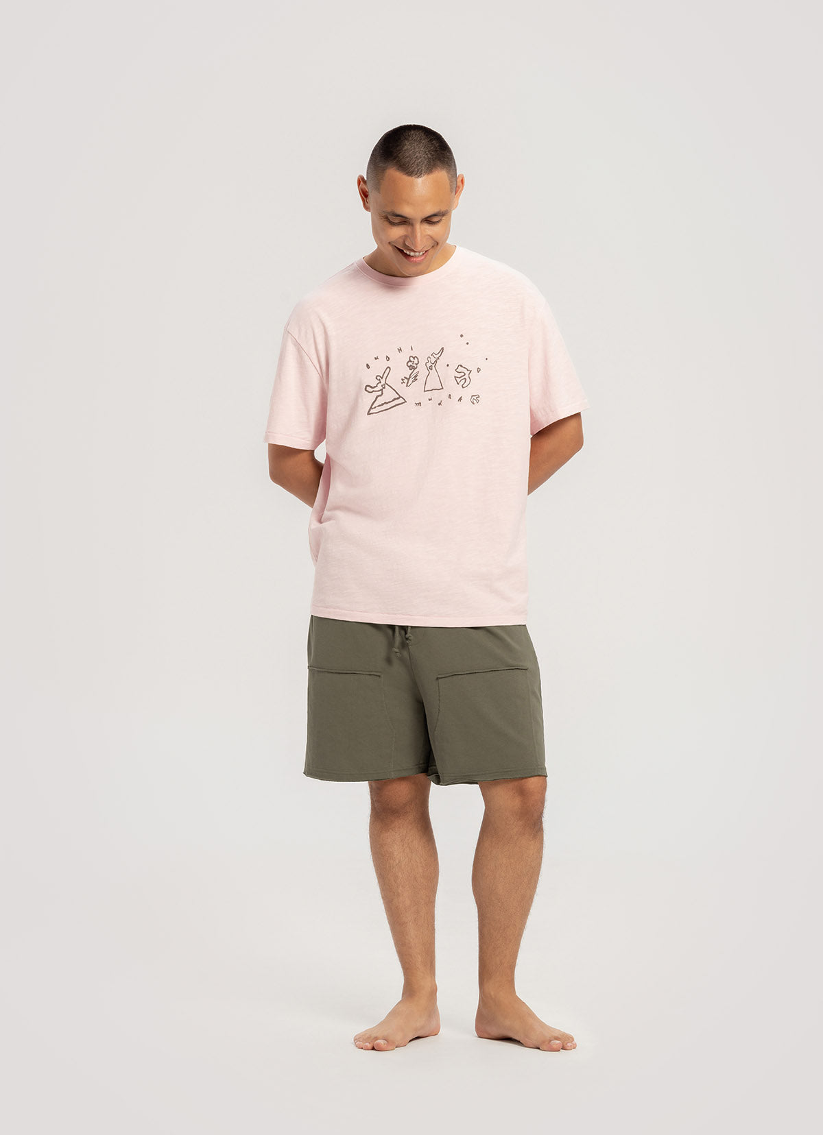 Kasih loose fit T (Unisex)_Pale Lilac