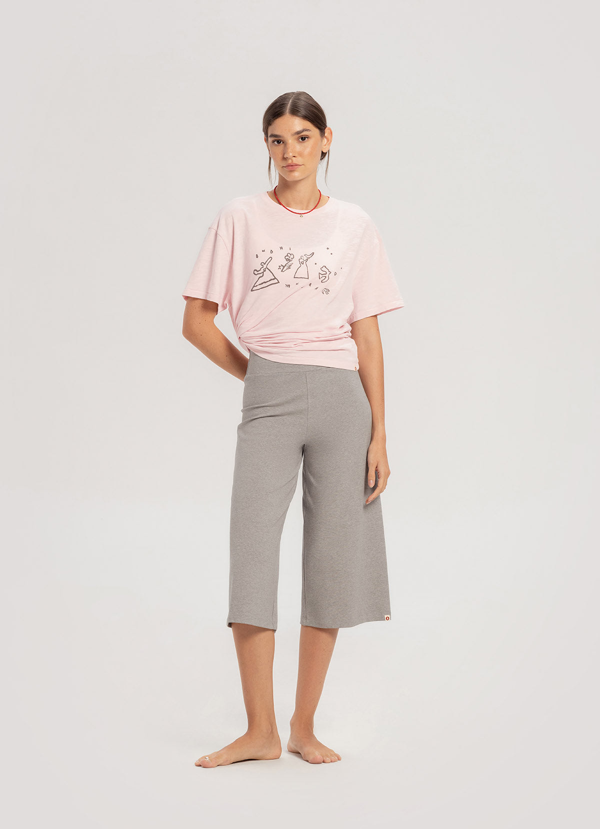 Kasih loose fit T (Unisex)_Pale Lilac