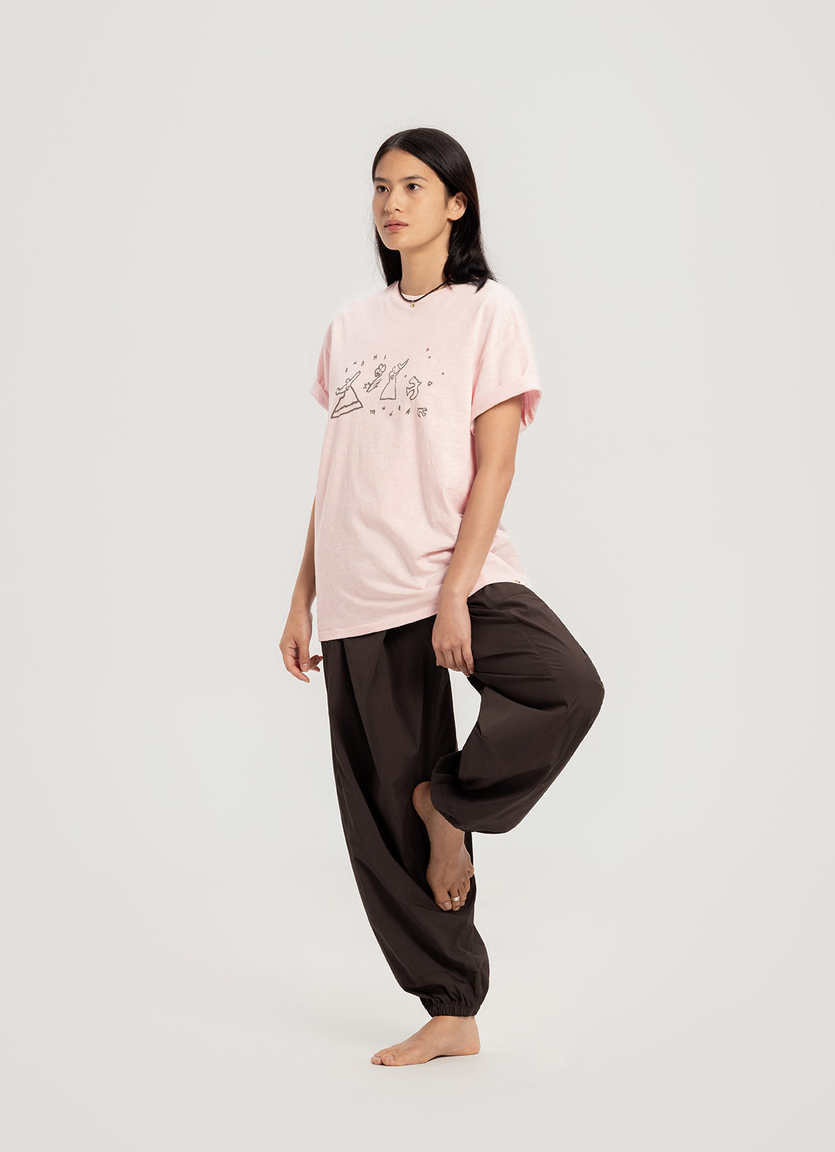 Kasih loose fit T (Unisex)_Pale Lilac