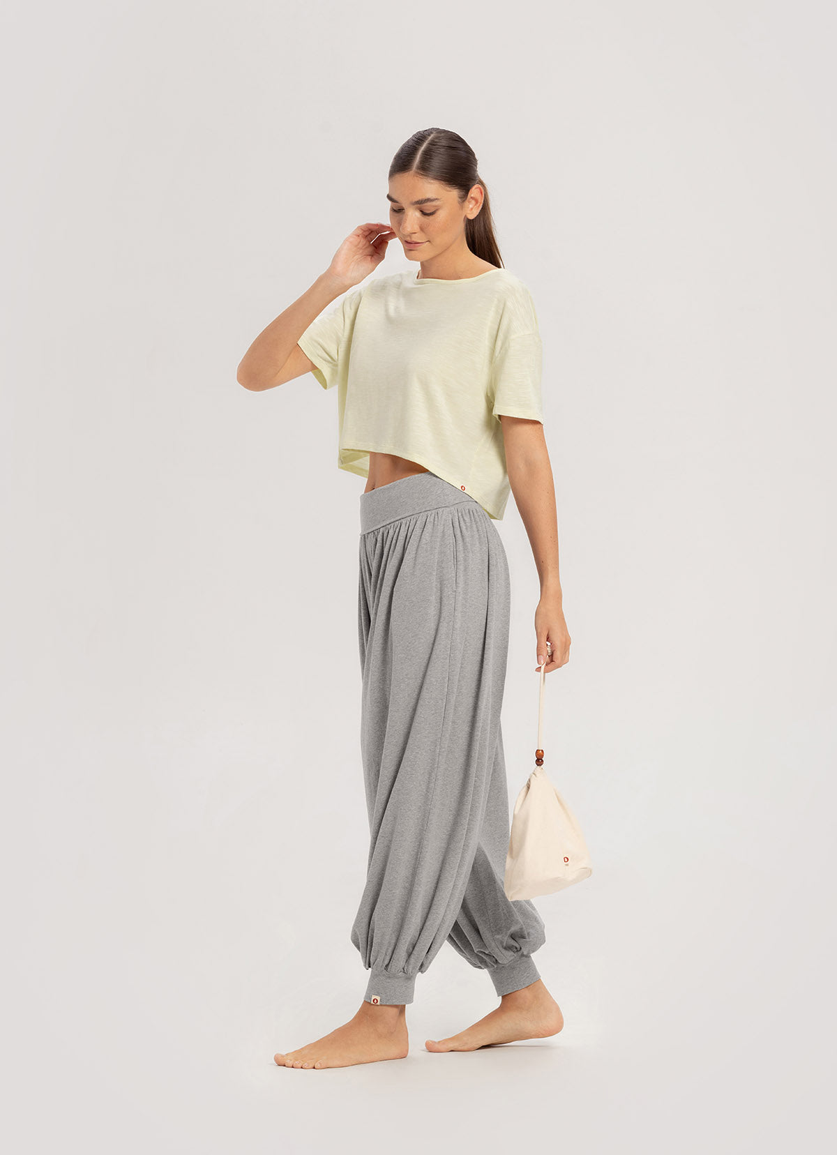 Labu pants_Dark Melange Grey