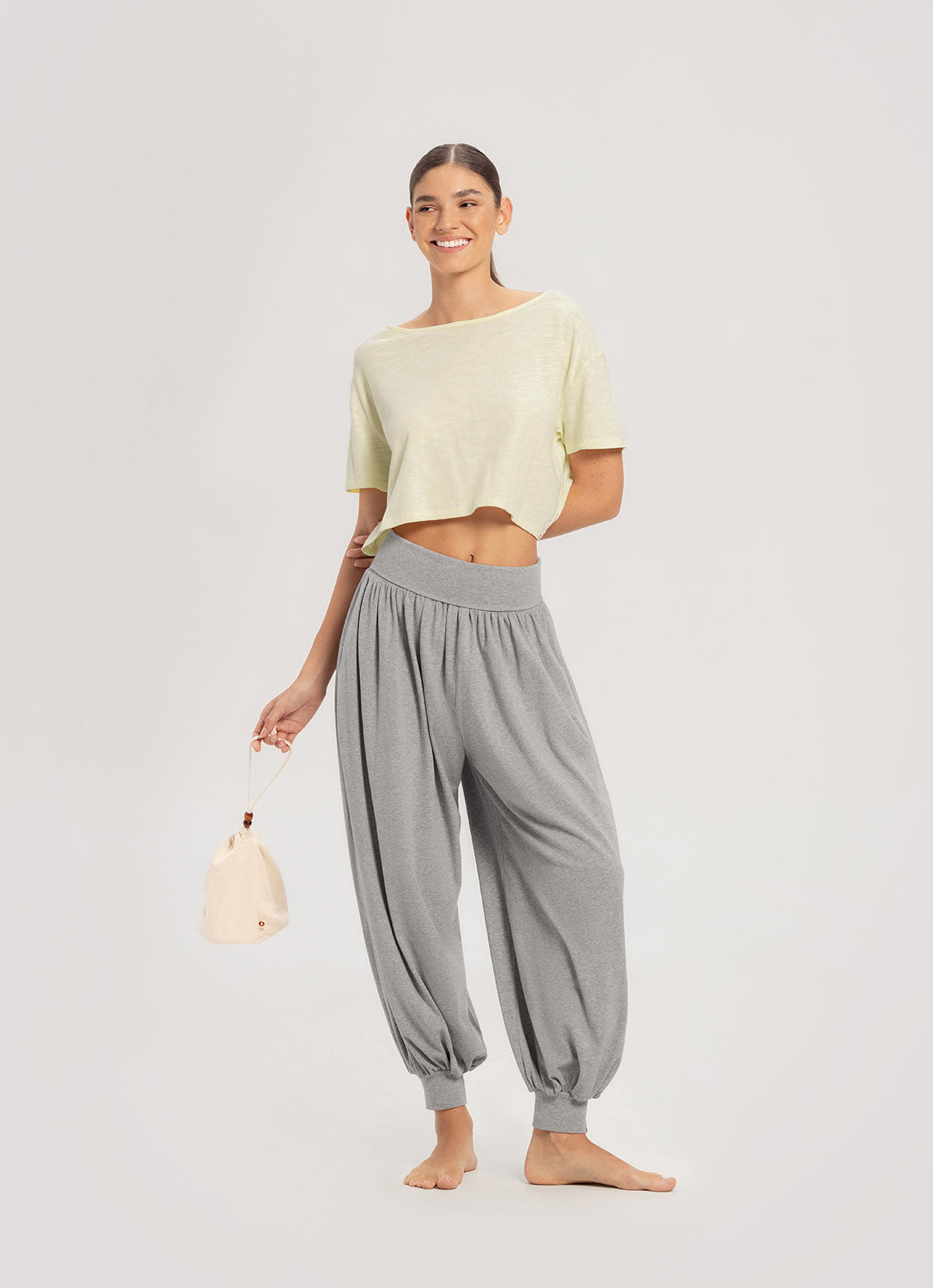 Labu pants_Dark Melange Grey