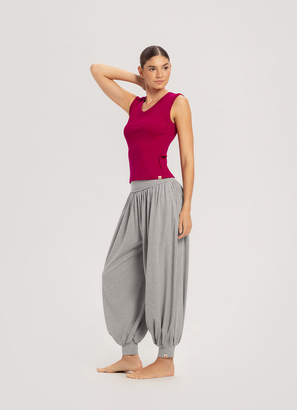 Labu pants_Dark Melange Grey