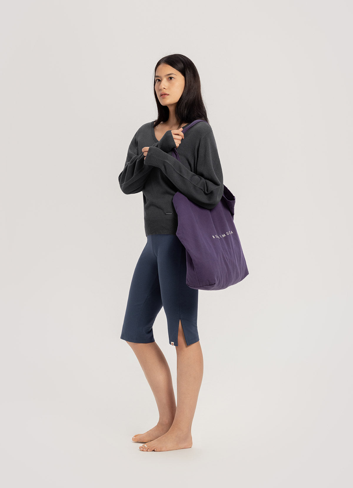 Panas linen pullover_Charcoal