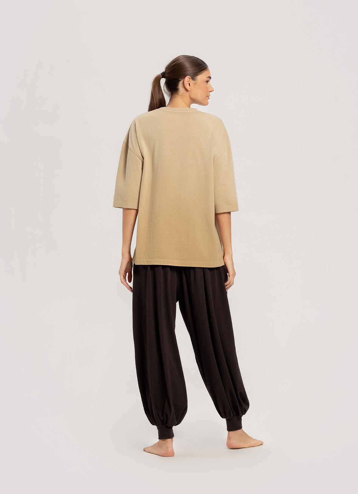 Overfit half sleeve (Unisex)_Muted Lime