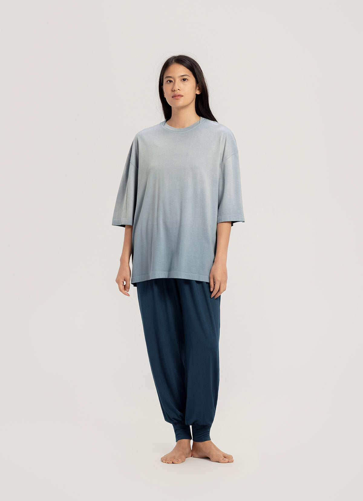Knotted jumpsuit_Blueberry