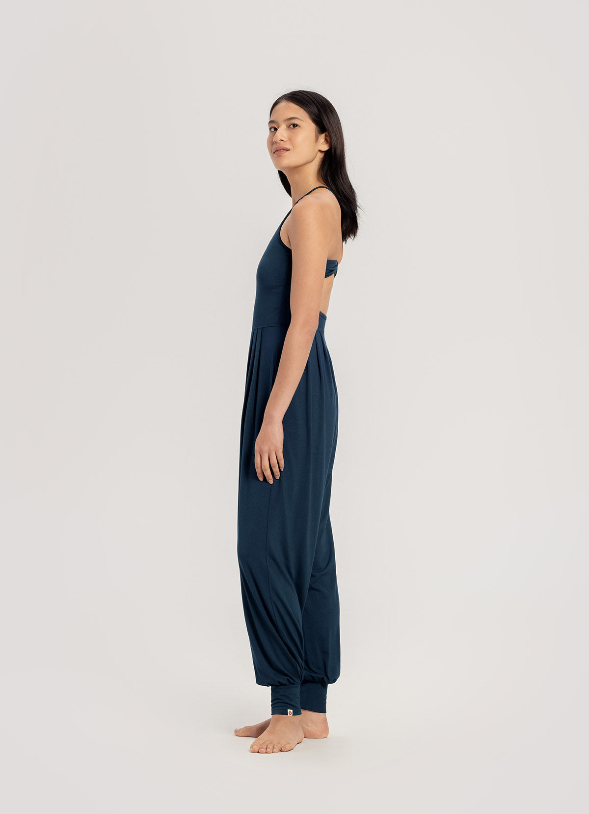 Knotted jumpsuit_Blueberry