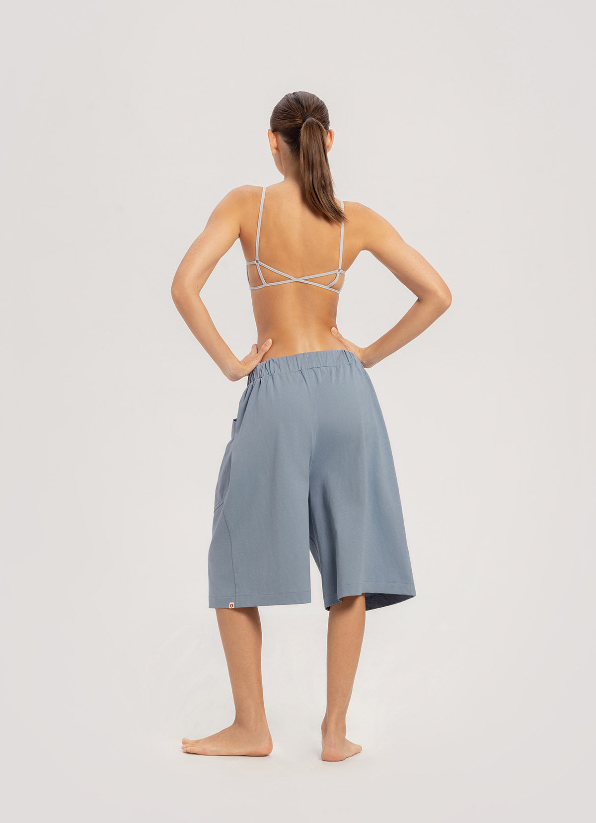 Chevron bra top_Gray Dawn