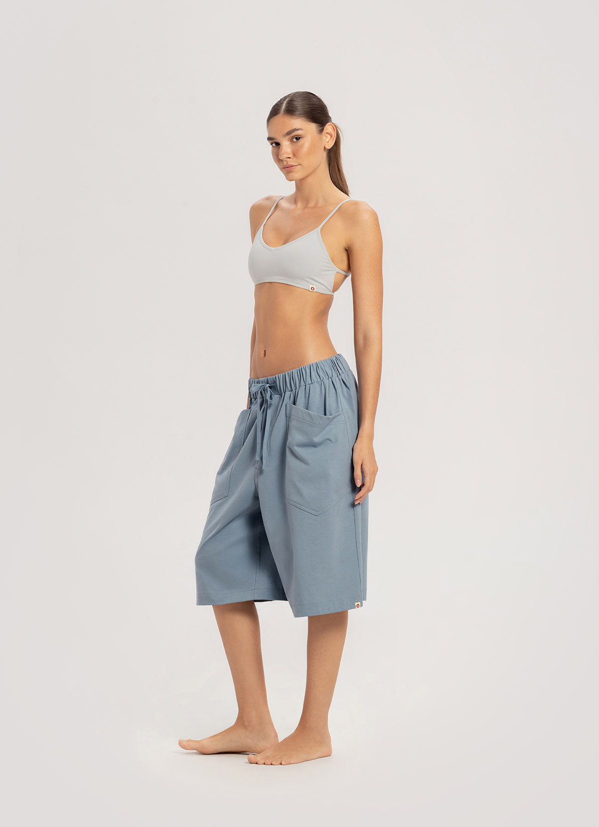 Chevron bra top_Gray Dawn