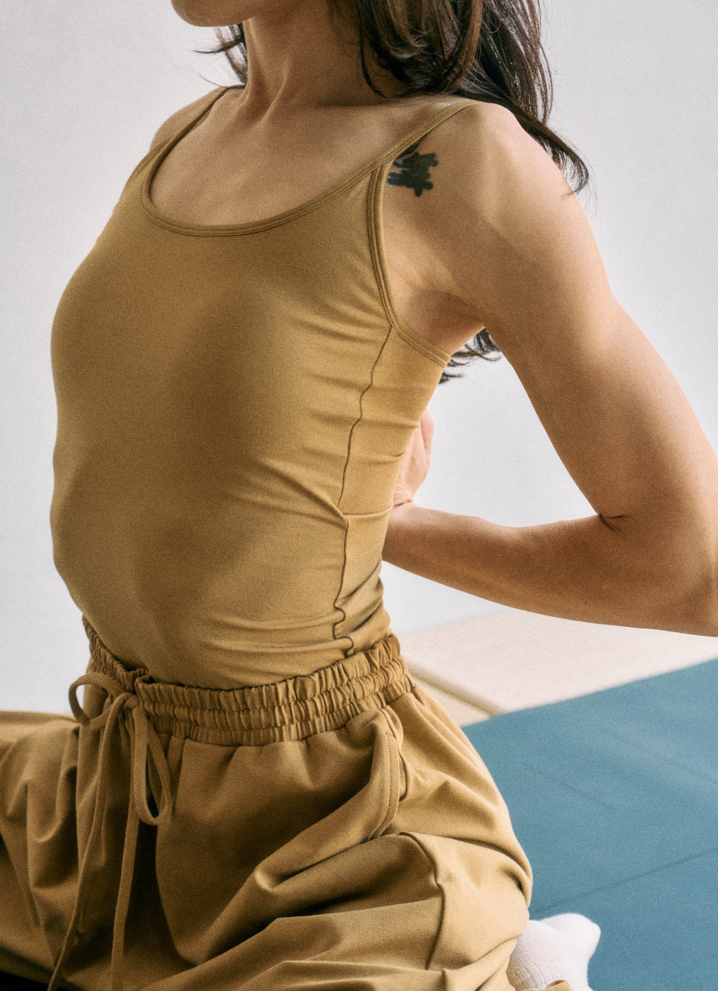 Carrie tank top_Fennel Seed