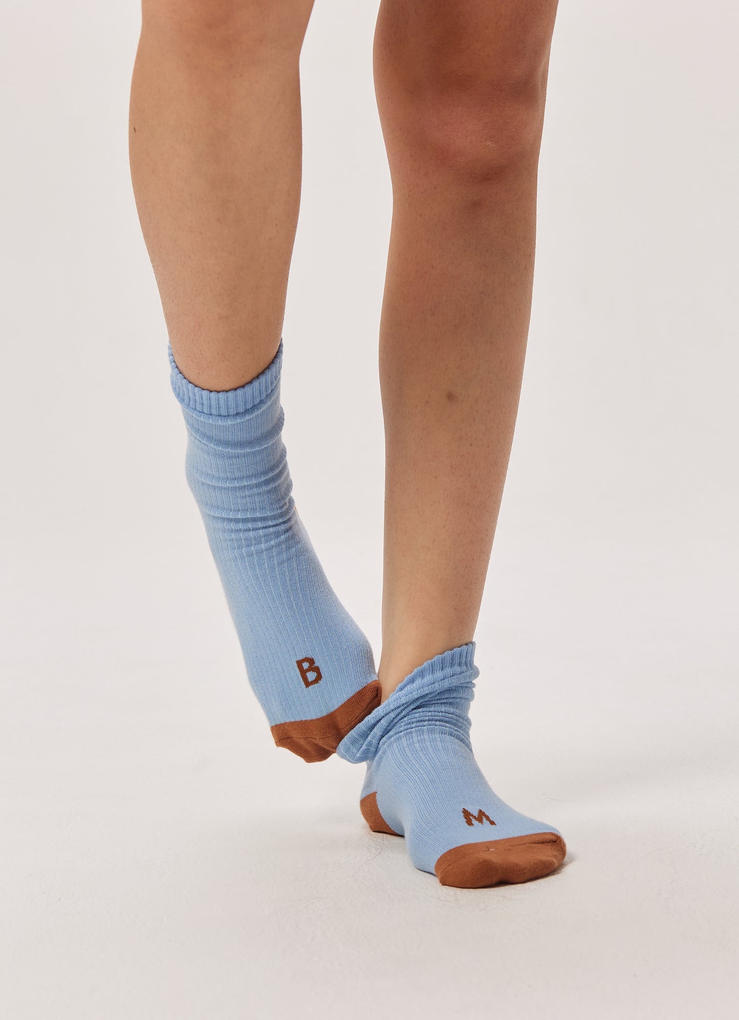 Rib ankle socks #2_Blue Multi