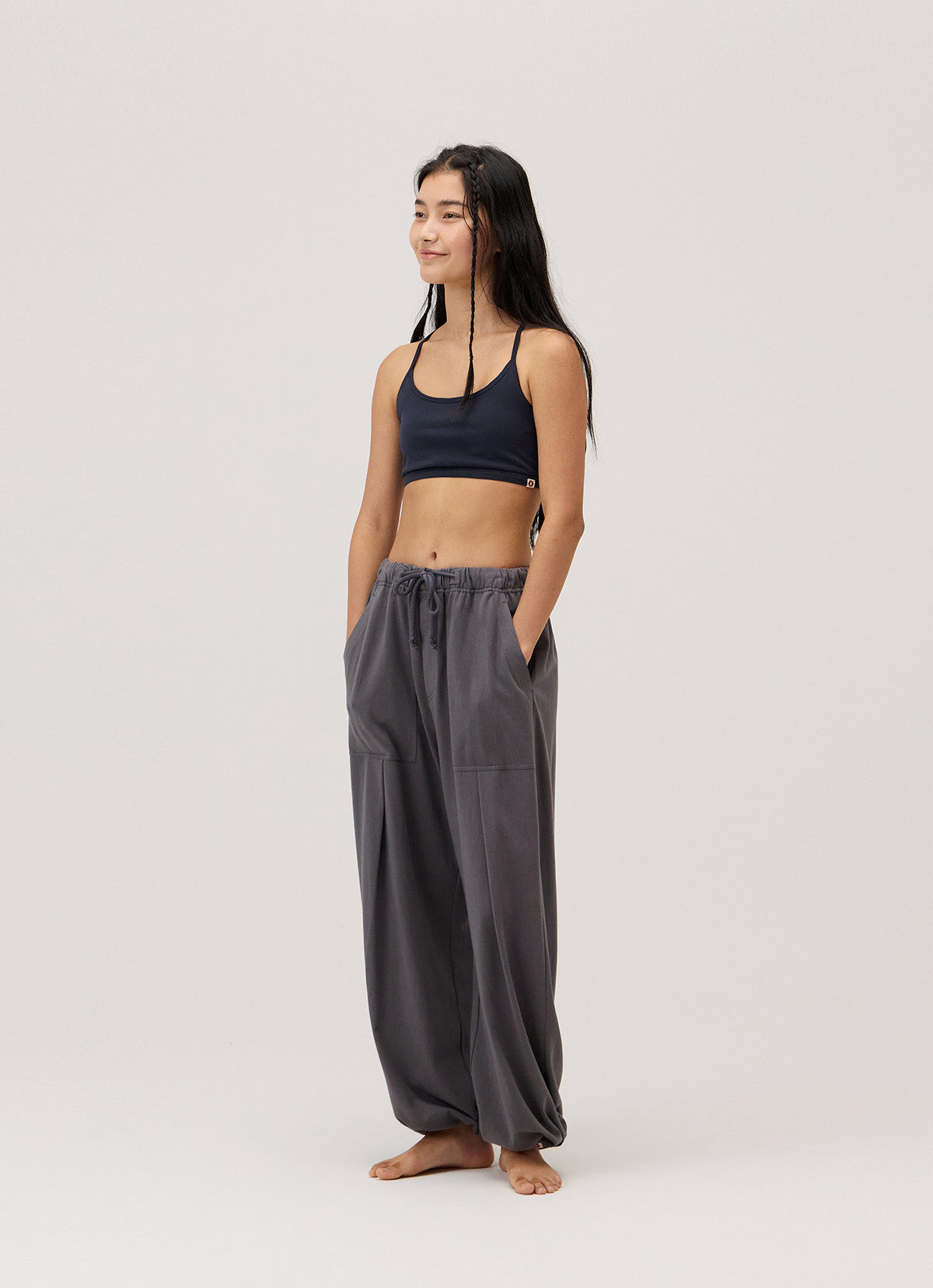 Baka string pants (Unisex)_Plum Kitten