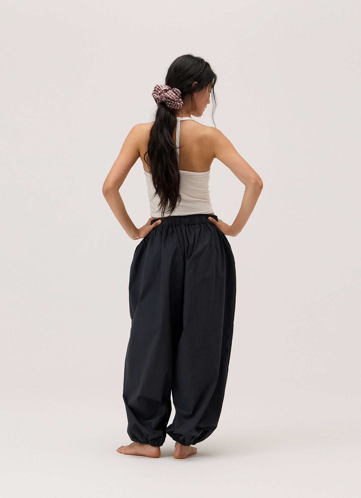 Accordion pants_Navy